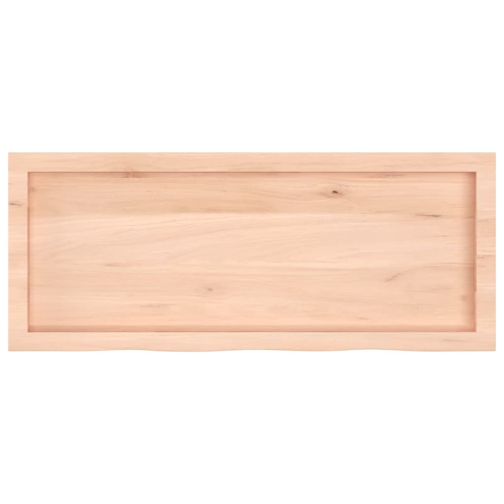 bordplade 100x40x(2-6) cm ubehandlet massivt egetræ
