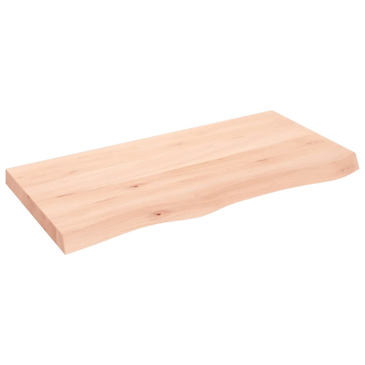 bordplade 100x50x(2-6) cm ubehandlet massivt egetræ