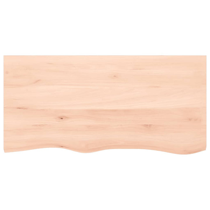 bordplade 100x50x(2-6) cm ubehandlet massivt egetræ