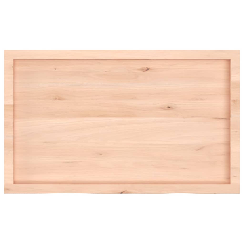bordplade 100x60x(2-4) cm ubehandlet massivt egetræ