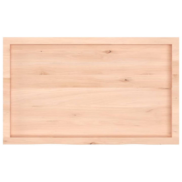 bordplade 100x60x(2-4) cm ubehandlet massivt egetræ