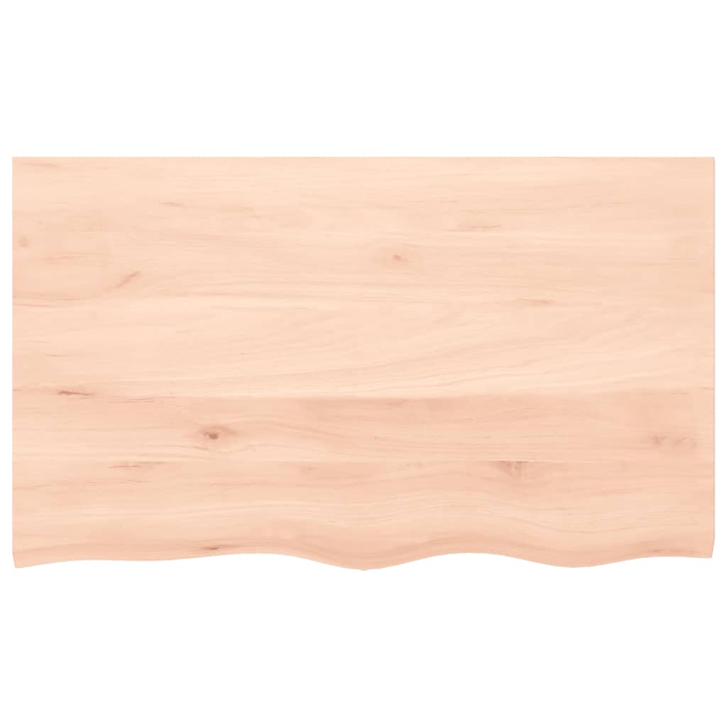bordplade 100x60x(2-6) cm ubehandlet massivt egetræ