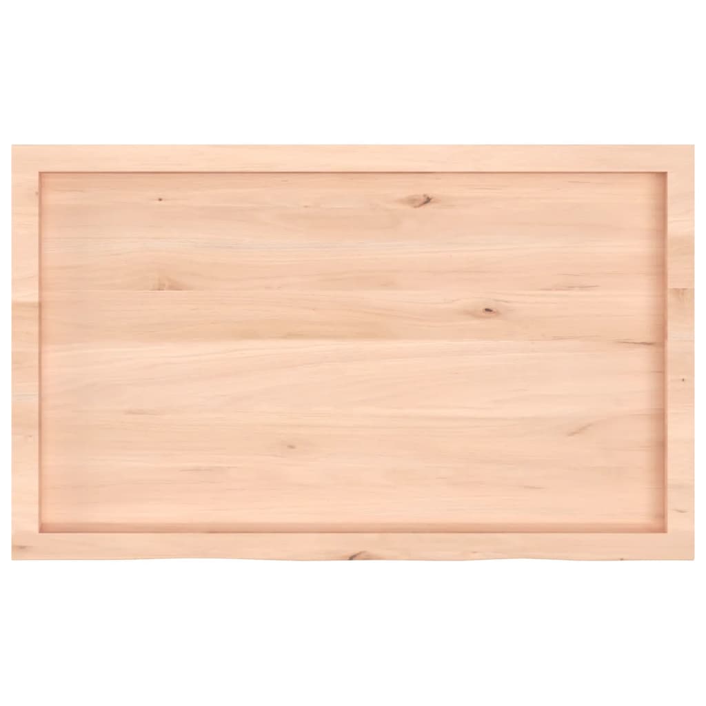 bordplade 100x60x(2-6) cm ubehandlet massivt egetræ