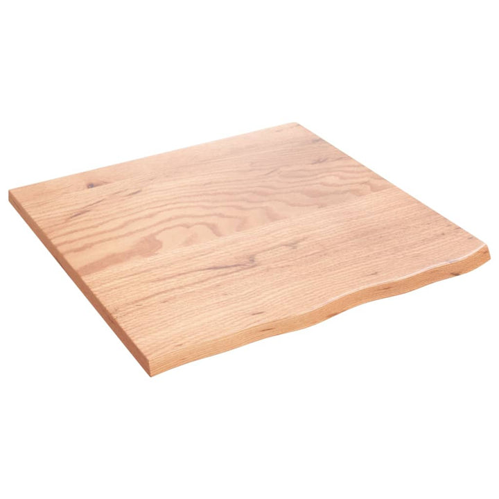 bordplade 60x60x2 cm behandlet massivt eg lysebrun