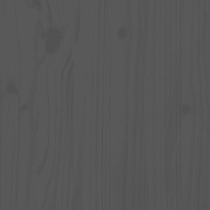 loungesæt til haven 6 dele med hynder massivt træ grå