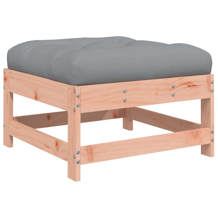 loungesæt til haven 6 dele med hynder massivt douglasgran