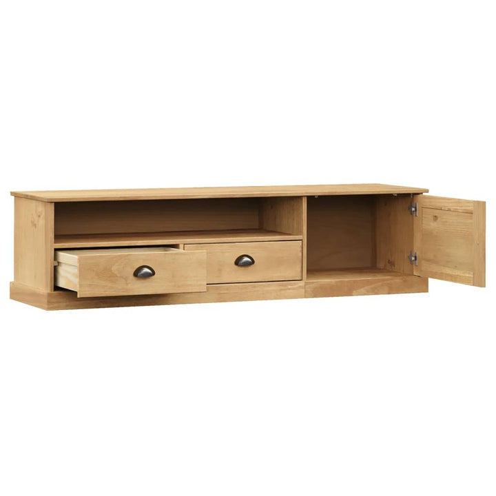 tv-bord VIGO 156x40x40 cm massivt fyrretræ