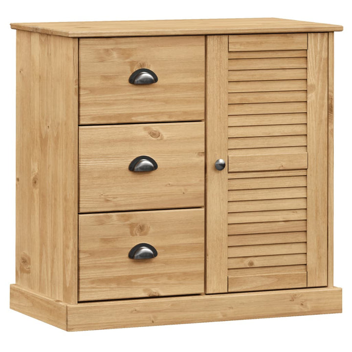 skænk med skuffer VIGO 78x40x75 cm massivt fyrretræ
