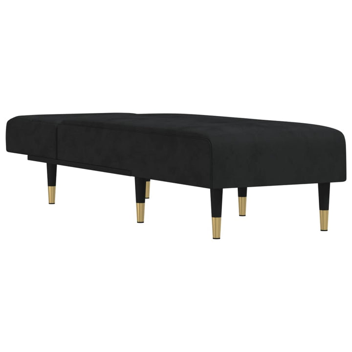 chaiselong velour sort