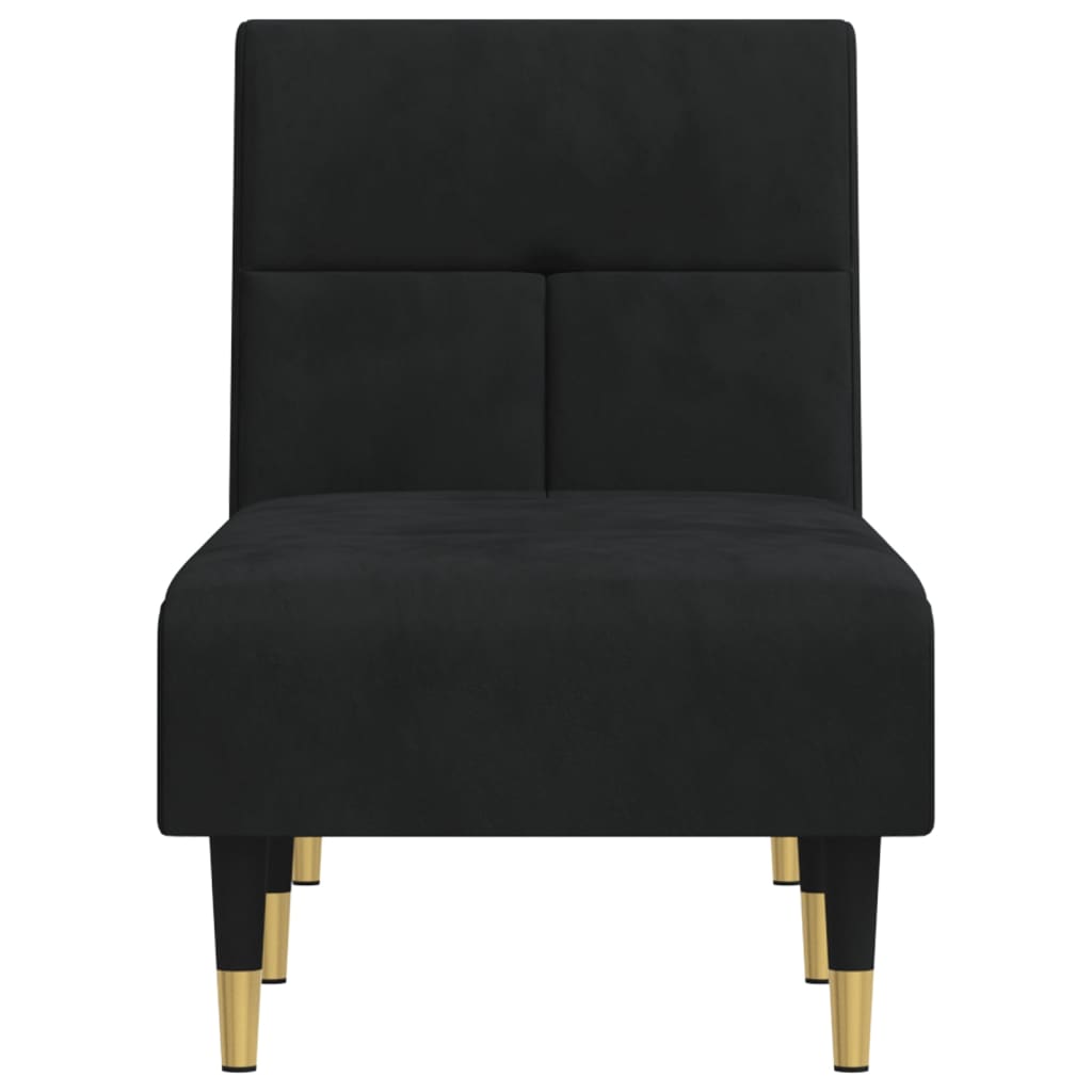 chaiselong velour sort