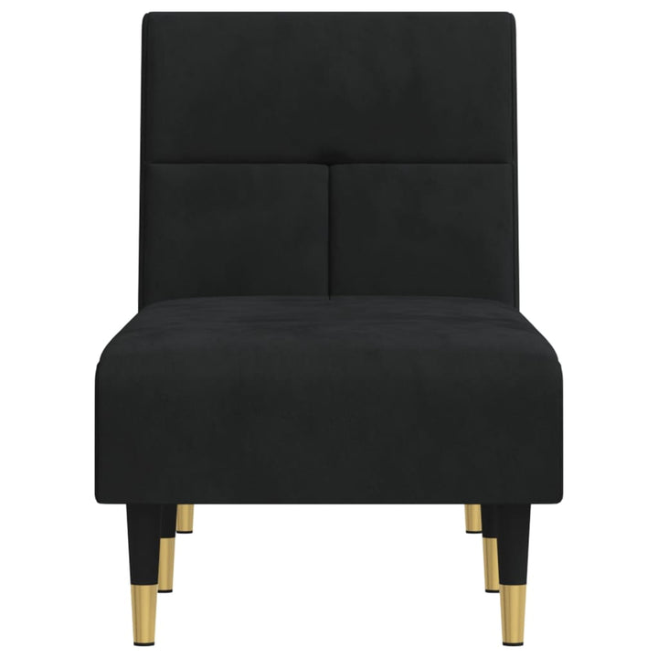 chaiselong velour sort
