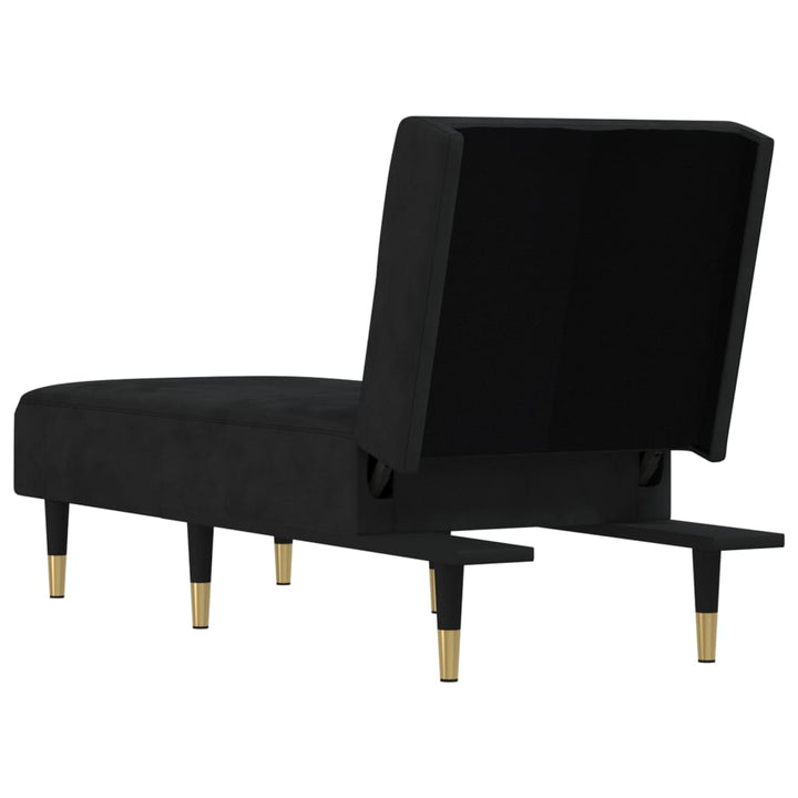 chaiselong velour sort
