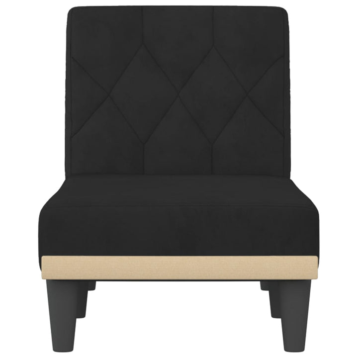 chaiselong velour sort