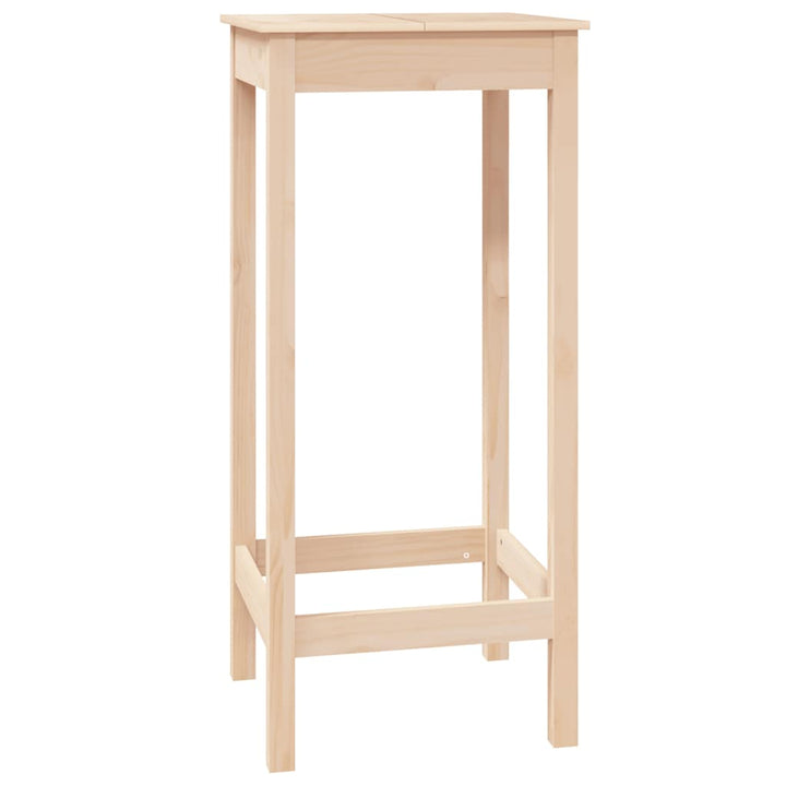 barbord 50x50x110 cm massivt fyrretræ