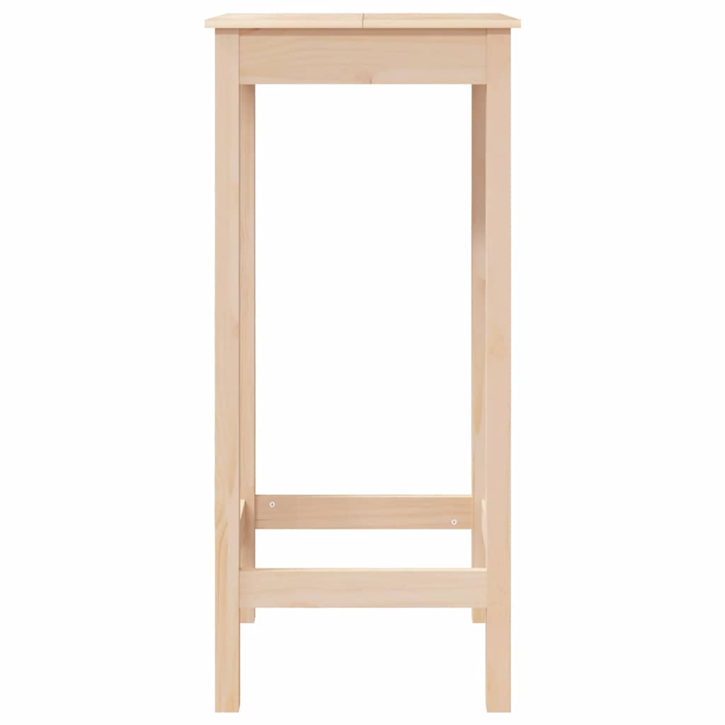 barbord 50x50x110 cm massivt fyrretræ