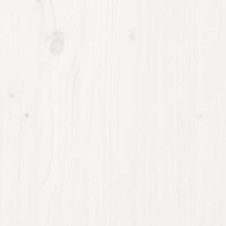 barbord 50x50x110 cm massivt fyrretræ hvid