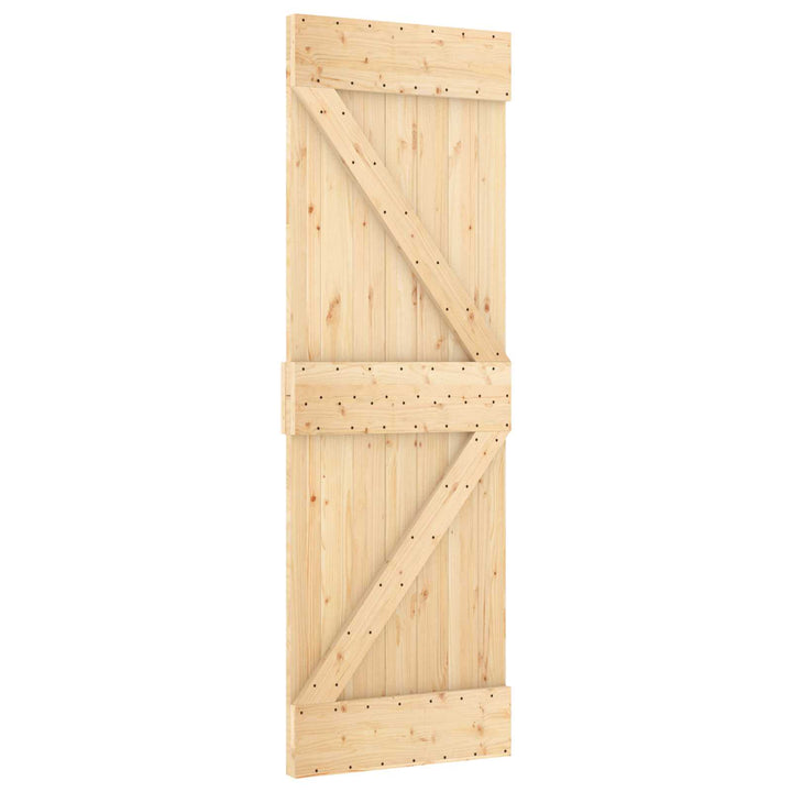 Dør NARVIK Naturfarvet 70 x 210 cm Massivt Fyrretræ