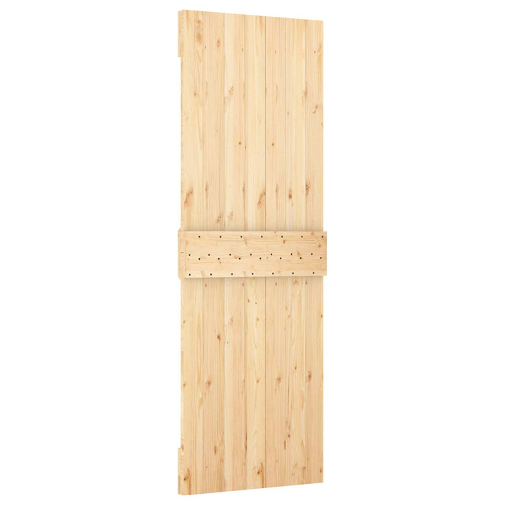 Dør NARVIK Naturfarvet 70 x 210 cm Massivt Fyrretræ