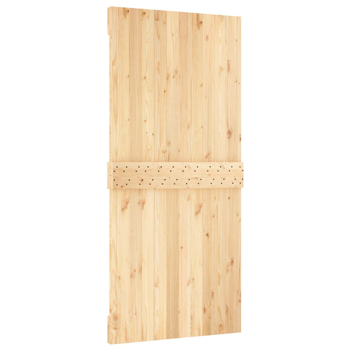 Dør NARVIK Naturfarvet 95 x 210 cm Massivt Fyrretræ