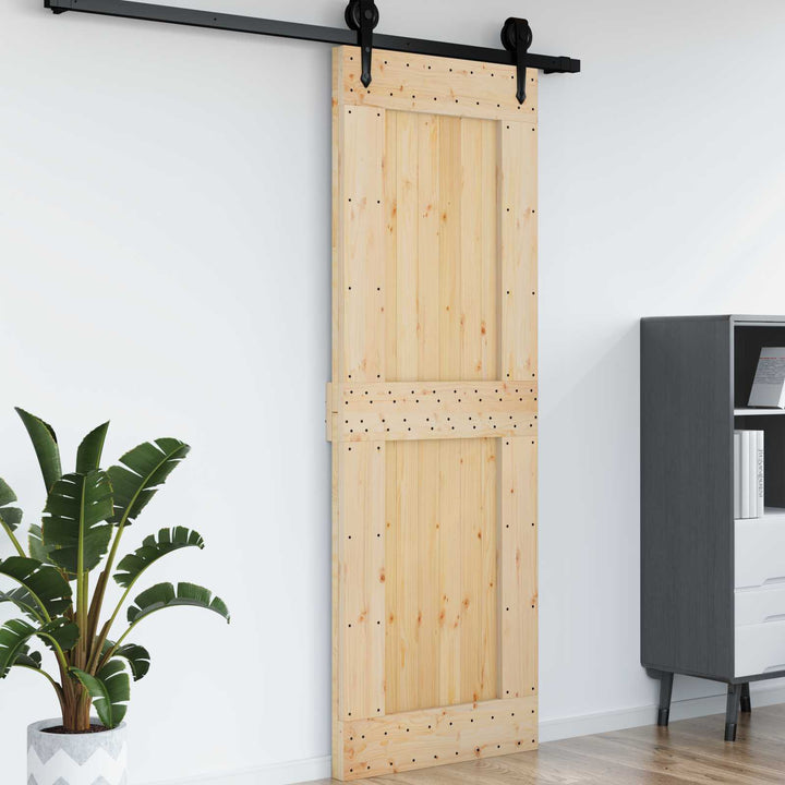 Dør NARVIK Naturfarvet 80 x 210 cm Massivt Fyrretræ