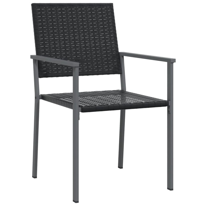 spisebordssæt til haven 3 dele polyrattan og stål