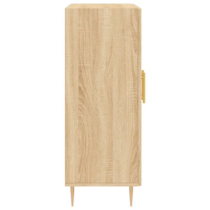 skænk 69,5x34x90 cm konstrueret træ sonoma-eg