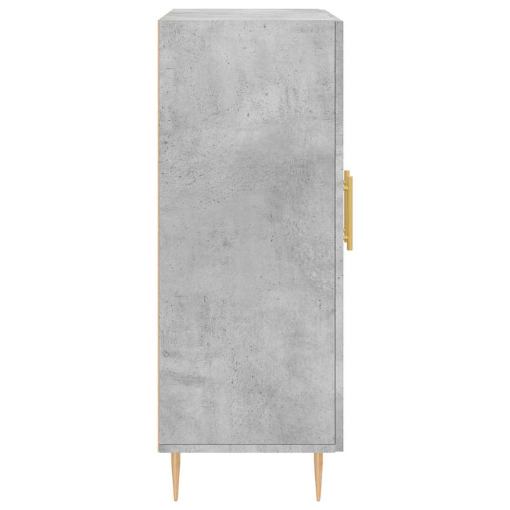 skænk 69,5x34x90 cm konstrueret træ betongrå