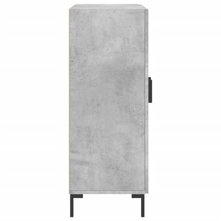 skænk 69,5x34x90 cm konstrueret træ betongrå