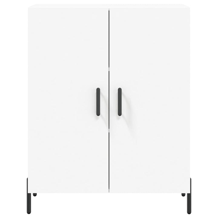 skænk 69,5x34x90 cm konstrueret træ hvid