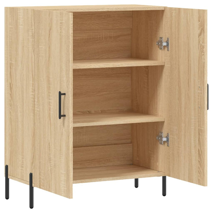 skænk 69,5x34x90 cm konstrueret træ sonoma-eg