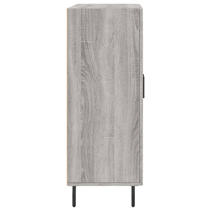 skænk 69,5x34x90 cm konstrueret træ grå sonoma-eg