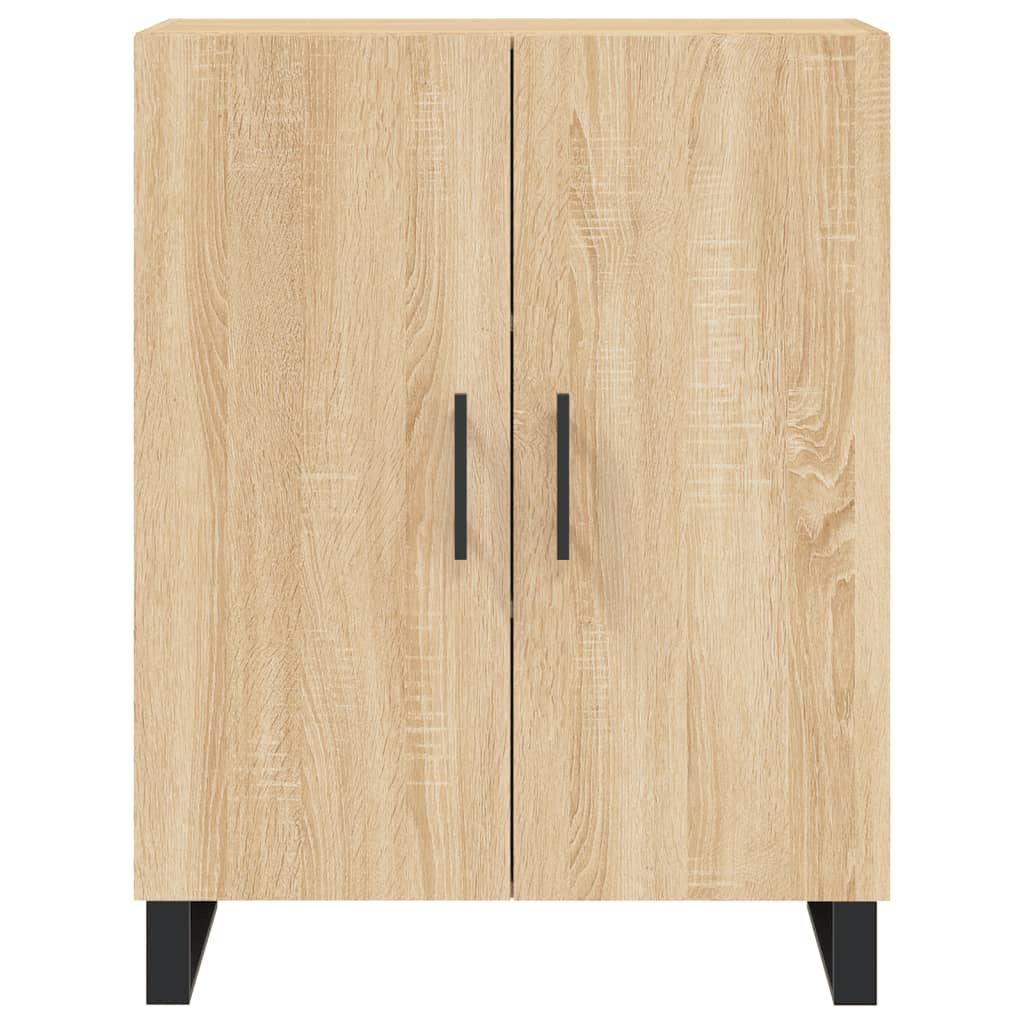 skænk 69,5x34x90 cm konstrueret træ sonoma-eg