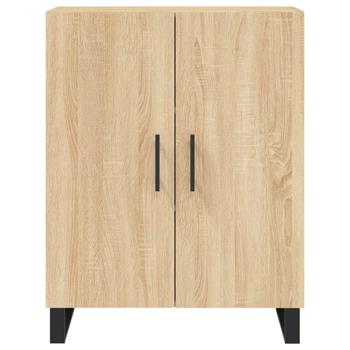 skænk 69,5x34x90 cm konstrueret træ sonoma-eg