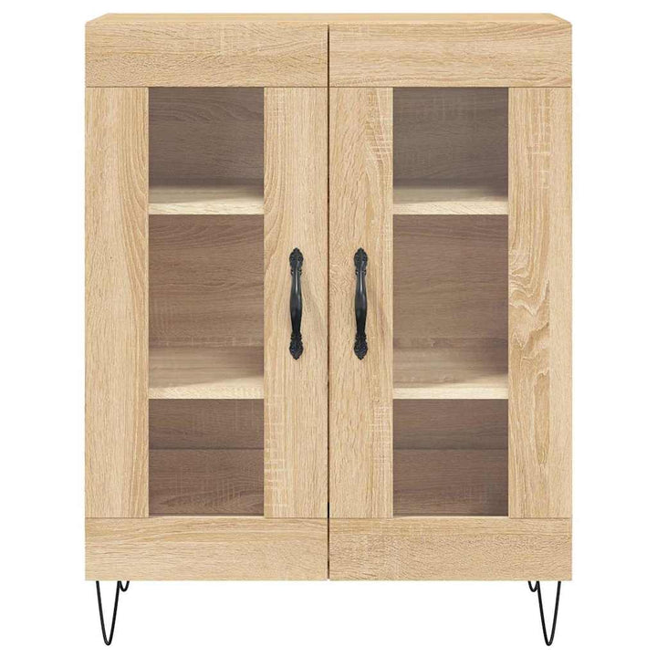 skænk 69,5x34x90 cm konstrueret træ sonoma-eg