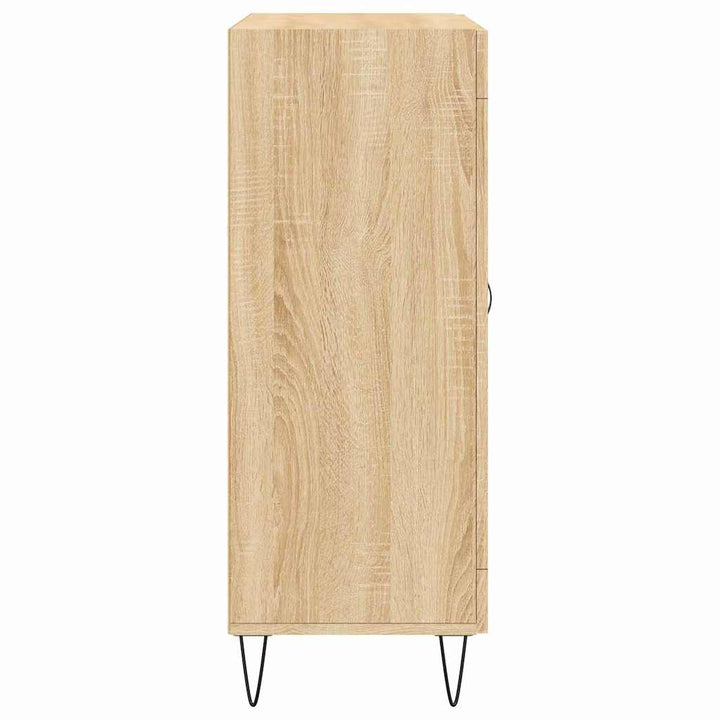 skænk 69,5x34x90 cm konstrueret træ sonoma-eg