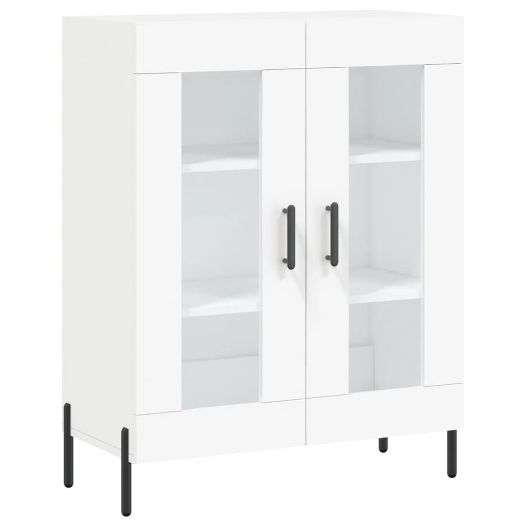 skænk 69,5x34x90 cm konstrueret træ hvid
