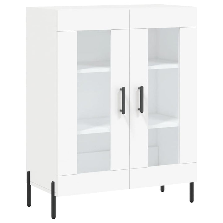 skænk 69,5x34x90 cm konstrueret træ hvid