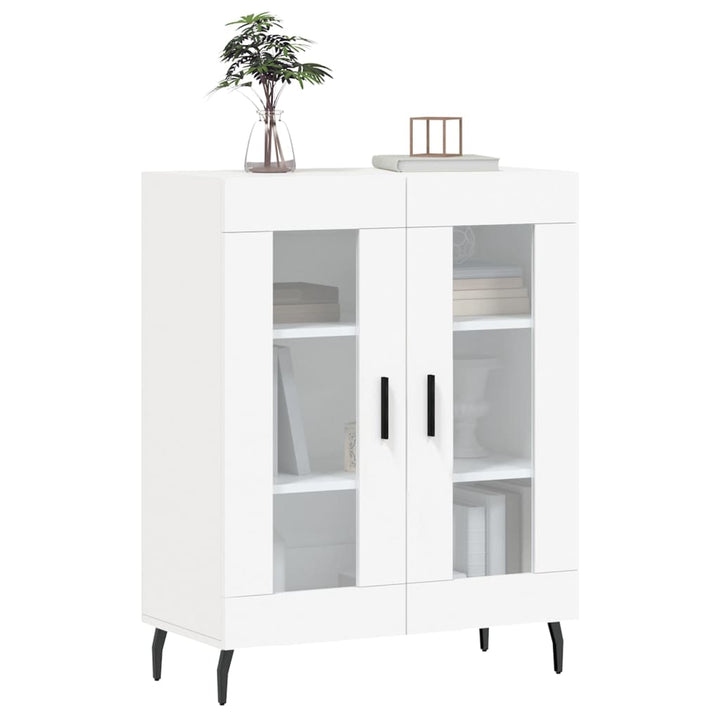 skænk 69,5x34x90 cm konstrueret træ hvid