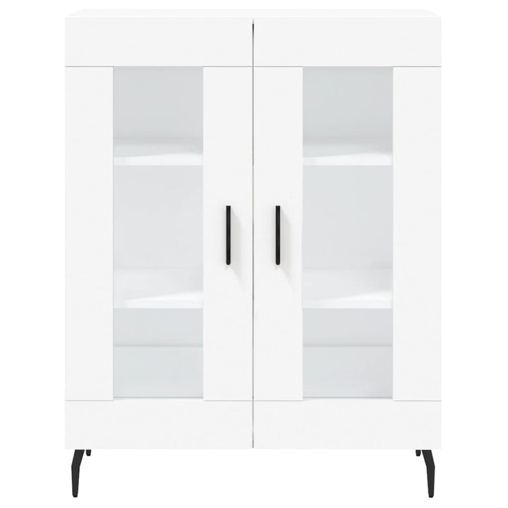 skænk 69,5x34x90 cm konstrueret træ hvid