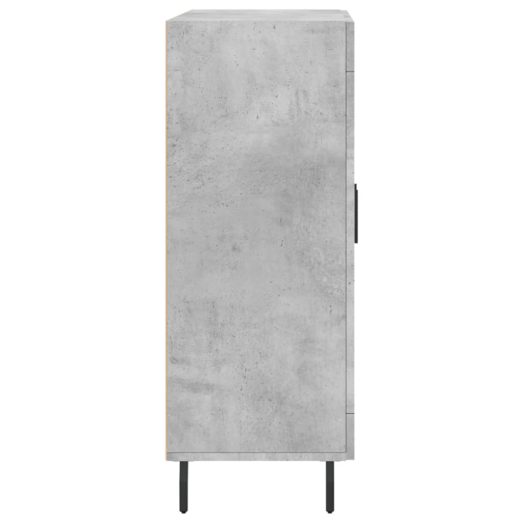 skænk 69,5x34x90 cm konstrueret træ betongrå