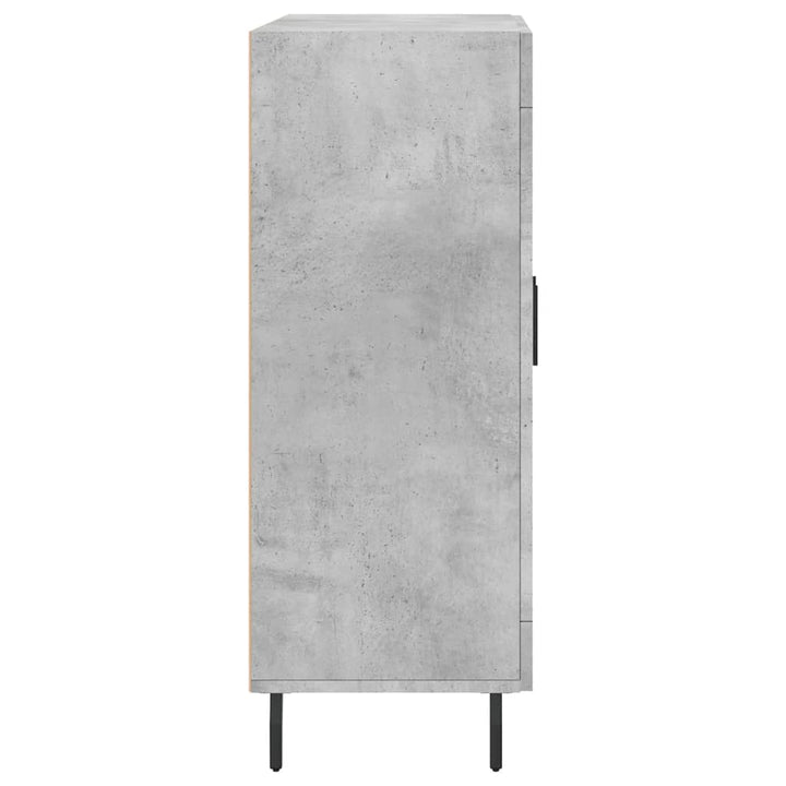 skænk 69,5x34x90 cm konstrueret træ betongrå