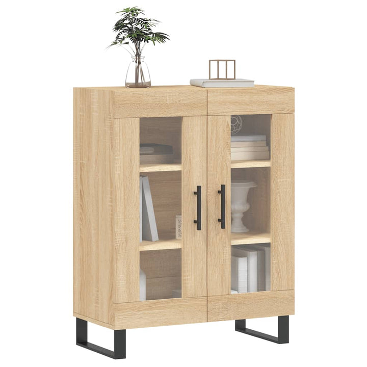 skænk 69,5x34x90 cm konstrueret træ sonoma-eg