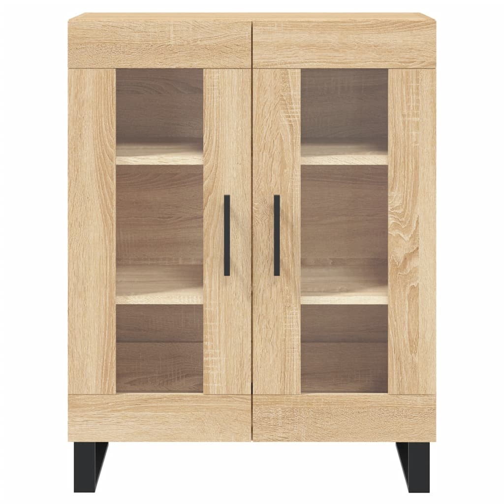 skænk 69,5x34x90 cm konstrueret træ sonoma-eg