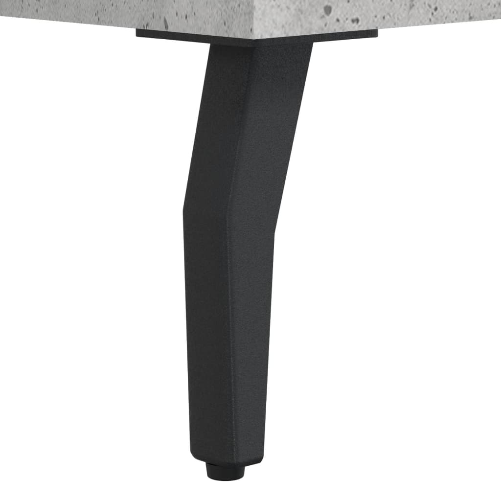 skænk 69,5x34x90 cm konstrueret træ betongrå