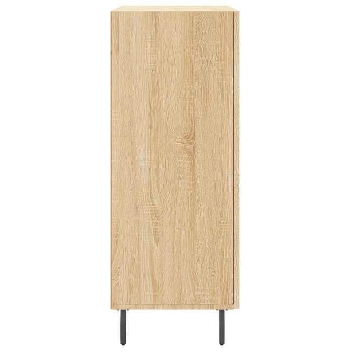 skænk 69,5x34x90 cm konstrueret træ sonoma-eg
