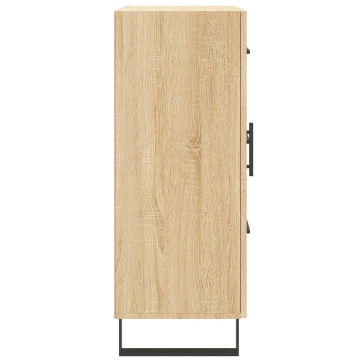 skænk 69,5x34x90 cm konstrueret træ sonoma-eg