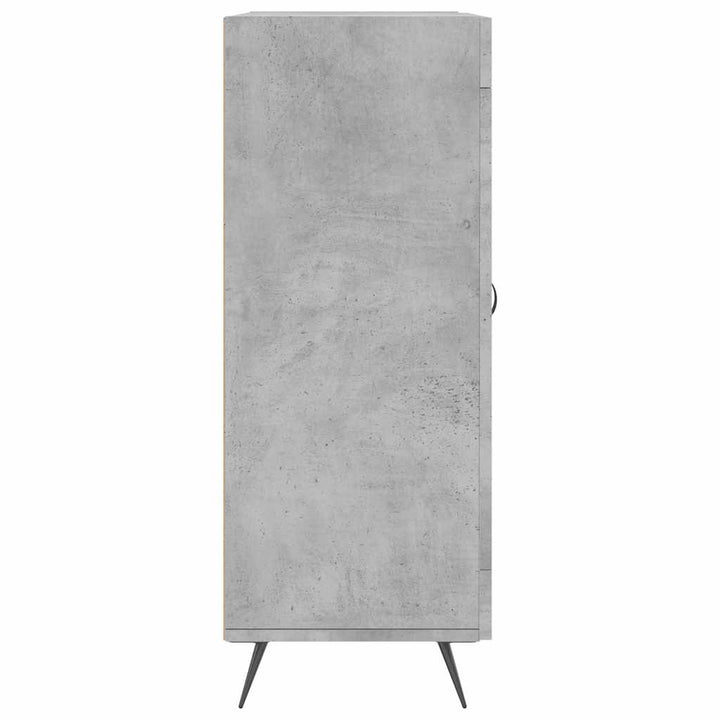 skænk 69,5x34x90 cm konstrueret træ betongrå