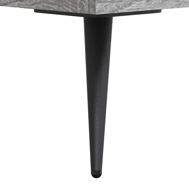 skænk 69,5x34x90 cm konstrueret træ grå sonoma-eg