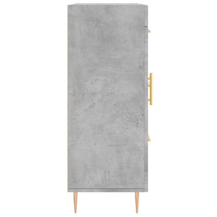 skænk 69,5x34x90 cm konstrueret træ betongrå