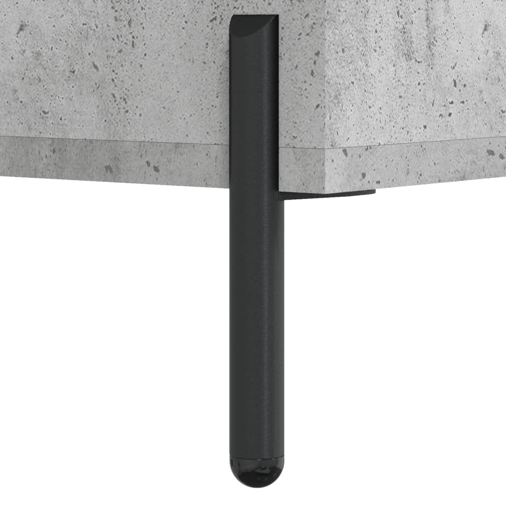 skænk 69,5x34x90 cm konstrueret træ betongrå